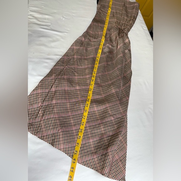 ZARA Tan and Black Asymmetrical Fitted Dress size L - Picture 16 of 16